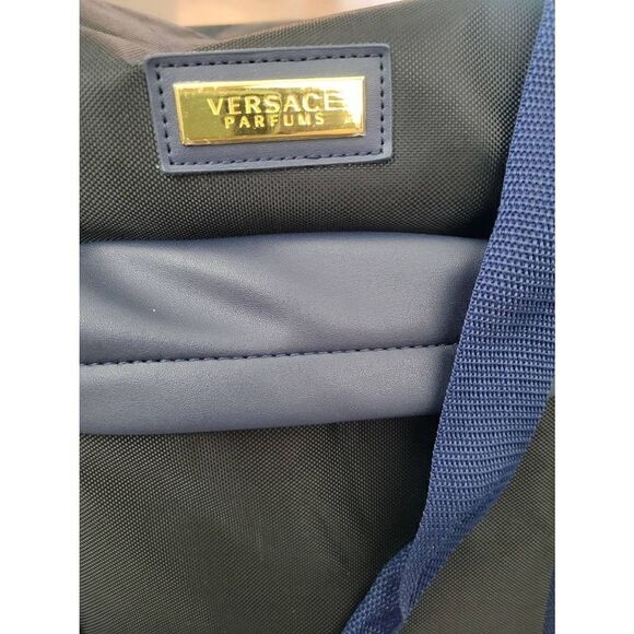 Versace Parfums Duffel Bag Black and Blue - Picture 2 of 10